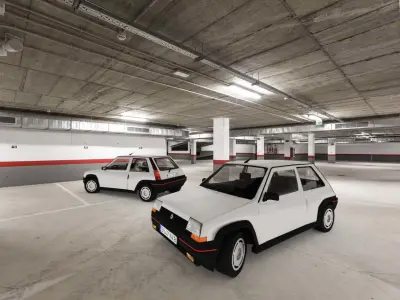 Renault Super 5 3D model