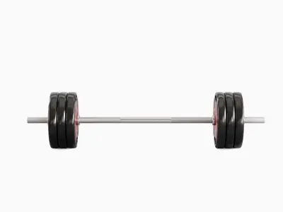 Techno Gym Barbell 05 3D model