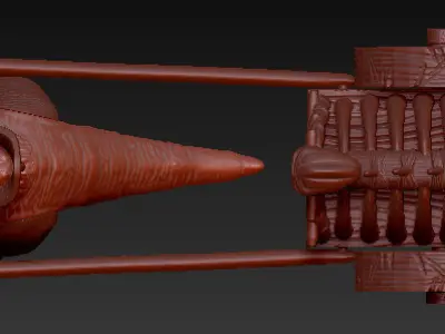 star wars blurg Prisoner Car Ewoks The Battle for Endor  3D print model