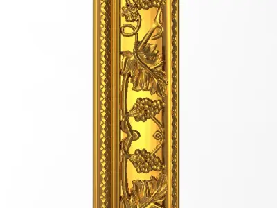 Carved Picture Frame 3D model 19