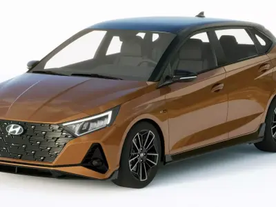Hyundai i20  2021 3D model