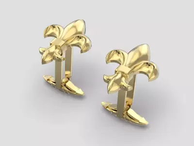 Cufflinks CF L 001 B1 3D print model
