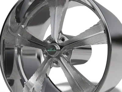 BILLET SPECIALATIES SLG53 - TALLADEGA WHEEL  3D print model