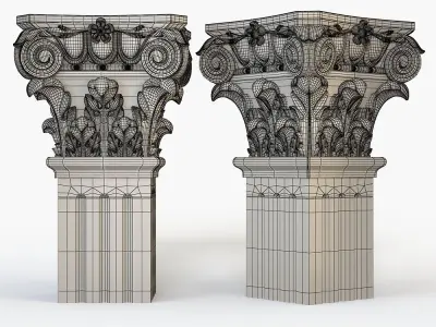 Classical Column for cnc  3D model