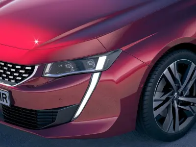 Peugeot 508 GT 2019 3D model