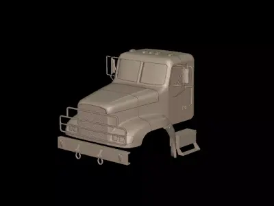 Freightliner M916A1 3D Print Model 3D print model