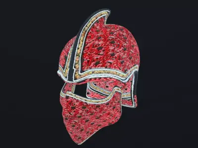 ELF RPG HELMET PBR Low-poly 3D model