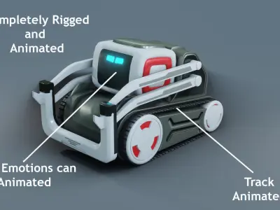 Cozmo Robot - Low Poly - GameReady - PBR Low-poly 3D model