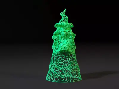 Pumpkin Witch 3D print model