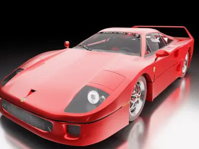 Ferrari F40 3D print model