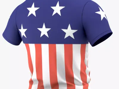 T-Shirt 03 Low-poly 3D model