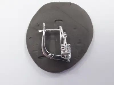 Luxury Jewelry CAD Model  Ring and Earrings 3D print model