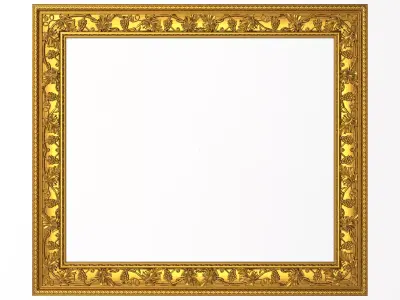 Carved Picture Frame 3D model 19