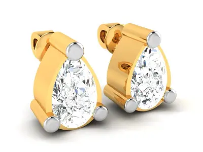 Soliraire Women Earring 3D print model purchase