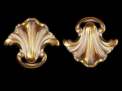 Classic carved 056 3D model