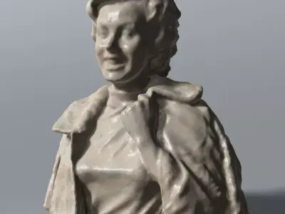 Marilyn Monroe Bust 3D model