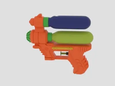  6-Inch Water Guns  3D model