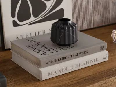 Cabinet Decoration Set 3D model