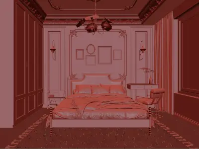  Bedroom interior 69 3D model