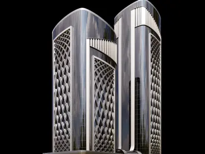 High-Rise Building 3D model