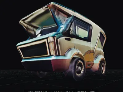 COOL CARS SolarRover TOY Collectable Model these WHEELS are HOT 3D Model Pack