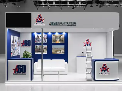 small booth 6x3 3D model