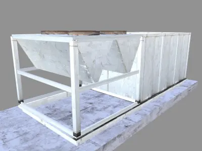 Vent Machine Low-poly 3D model