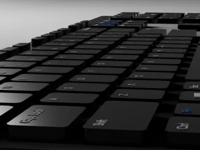Computer Keyboard 3D model Free 3D model