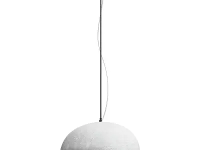 Japanese Wabi Sabi Pendant Lamp 3 shapes 3D model