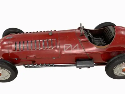 old racing cars 3D model