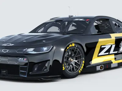 Chevrolet Camaro Nascar NextGen 2022 Template Update 3D model