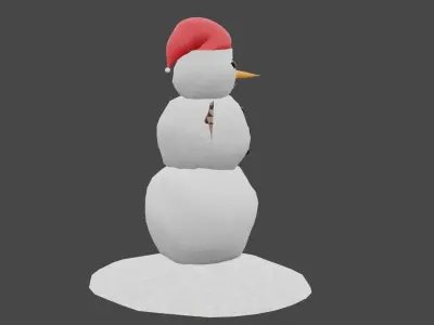 Snowman Free 3D model purchase