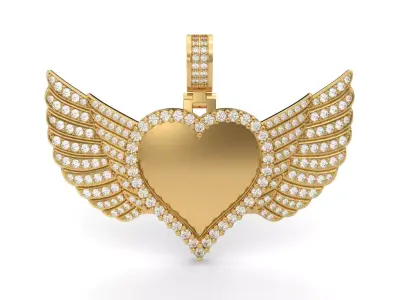 HEART PENDANT 3D print model buy