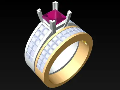Wedding Rings - N821255 3D print model
