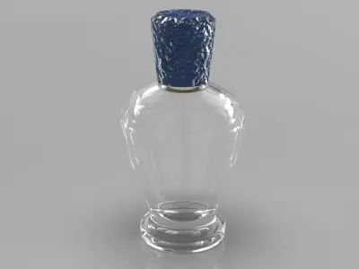Flacon parfum Low-poly 3D model