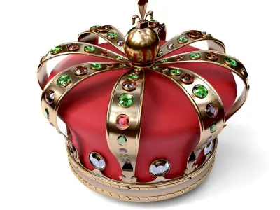 Royal crown 3D model