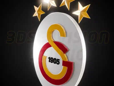 Galatasaray logos- Cinematic- Printable 3D model