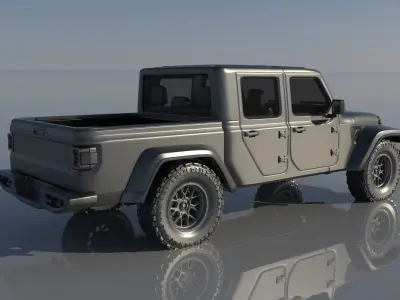 Jeep Gladiator 3D print model