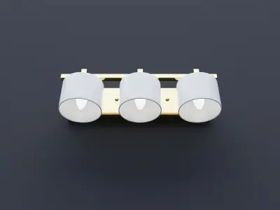 Wall lamp Low-poly 3D model