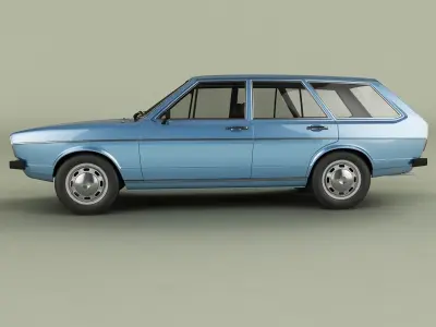 Audi 80 Typ82 Estate 3D model