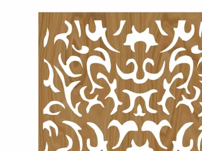 Decorative panel STL 3D model 41