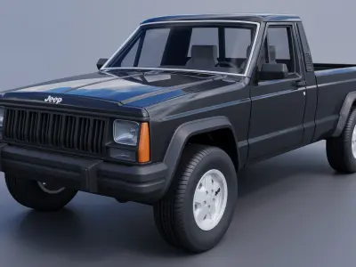 Jeep Comanche 1985  3D print model