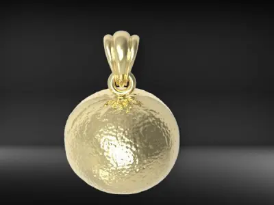 Orange pendant  3D print model