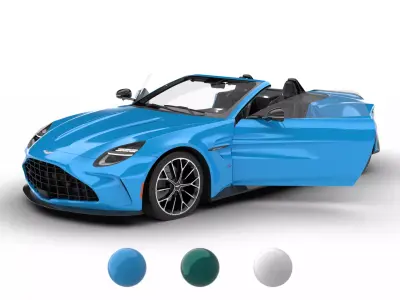 Aston Martin Vantage S Roadster 2026 HQ 3d model 3D model