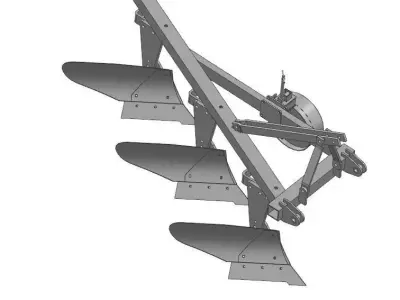 Plough 3D model