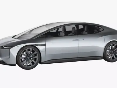 Futuristic Car Concept 3D model