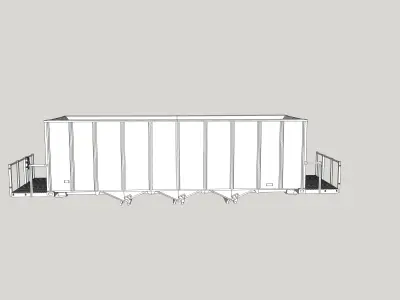 Ortner Rapid Discharge 3 Bay Hopper HO O N 3D print model
