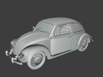 Volkswagen Beetle  3D model