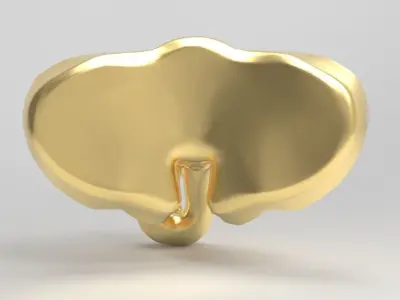 The elephant head 3D model