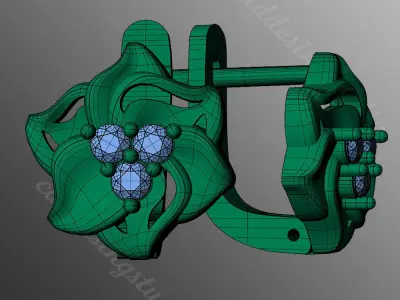 Earrings od92 3D print model